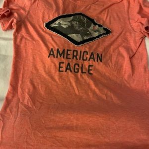 Women’s American Eagle Coral colored Shirt Medium